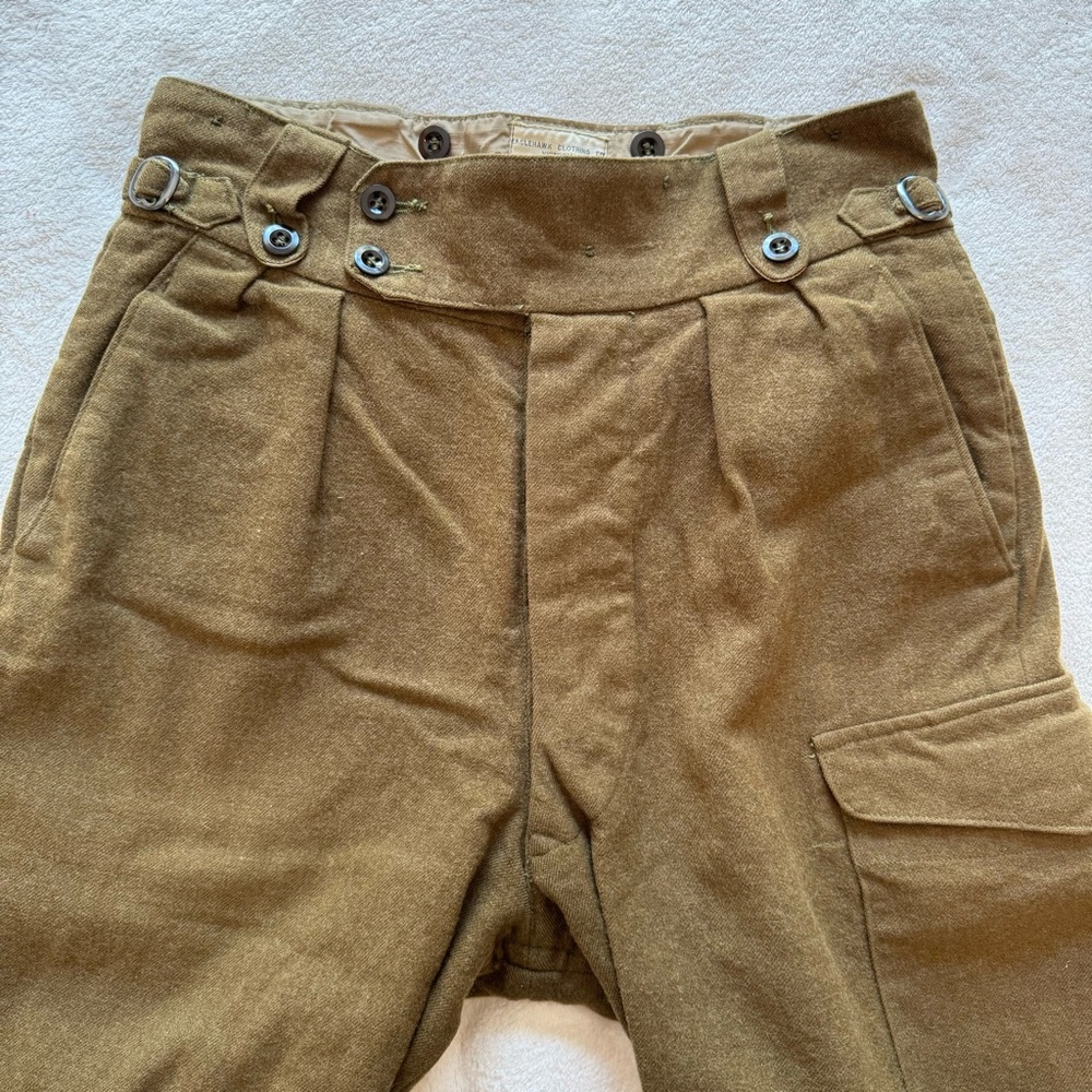Vintage 1952 Wool Military Pants